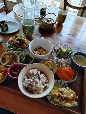 Peaceful set at Padma in Kyoto