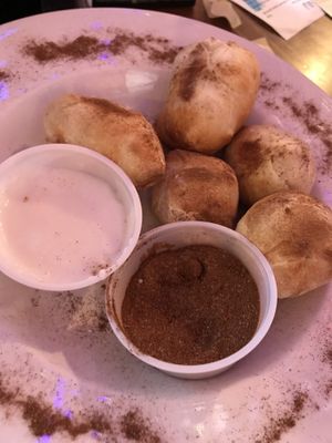 Vegan style cinnamon knots at Rosie's Pizzeria in Pagosa Springs