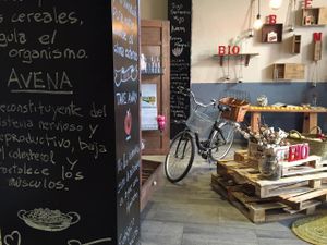 our charming local at Bio Bento in Barcelona