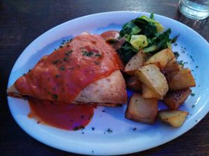 quesadilla at Veg Bar in South West London