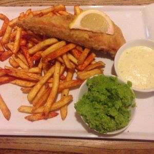 tofush n chips at Veg Bar in South West London