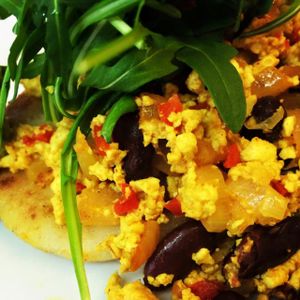 arepas delight at Veg Bar in South West London