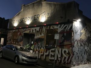 Night time view 👌🏽 at Transformer Nextdoor in Fitzroy