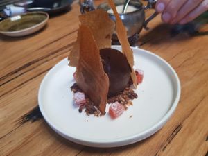 Chocolate sorbet w/ Turkish delight at Transformer Nextdoor in Fitzroy