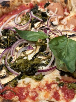 Forest pizza   at Morelli Zorelli in Brighton