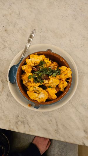 Charred cauliflower at True Food Kitchen in Atlanta