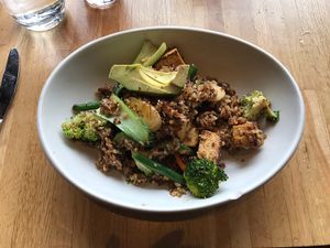 Tofu grain bowl  at True Food Kitchen in Atlanta