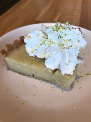 V key lime pie at True Food Kitchen in Atlanta