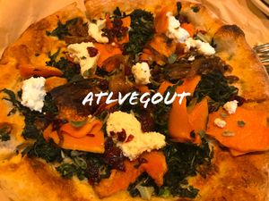 Butternut squash pizza at True Food Kitchen in Atlanta