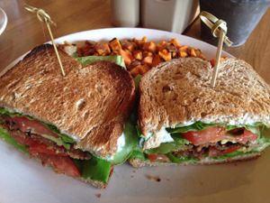 Tempeh sandwich  at True Food Kitchen in Atlanta