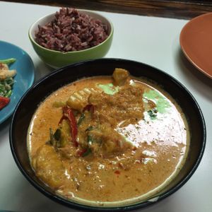 Pumkin Curry at Bamboo Bee Vegetarian in Chiang Mai