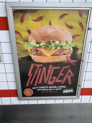 Stinger at Lord of the Fries - Southern Cross Station in Melbourne