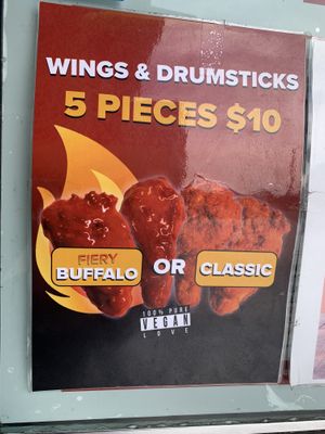 Wings at Lord of the Fries - Southern Cross Station in Melbourne