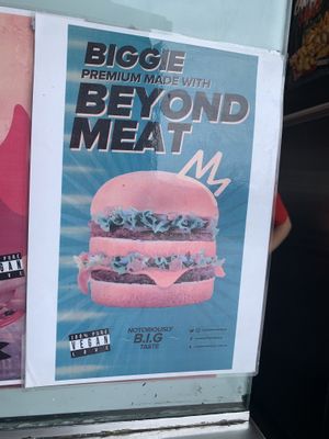 Biggie at Lord of the Fries - Southern Cross Station in Melbourne