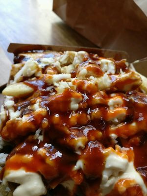 halal snack pack at Lord of the Fries - Southern Cross Station in Melbourne