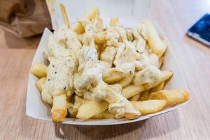 Fries at Lord of the Fries - Southern Cross Station in Melbourne