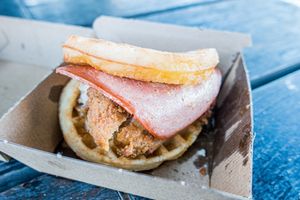 Waffeln n Chicken  at Lord of the Fries - Southern Cross Station in Melbourne