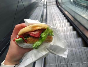 Vegan BLT at Lord of the Fries - Southern Cross Station in Melbourne