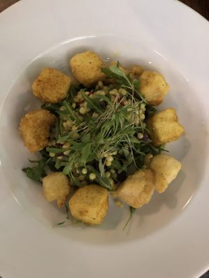 Delicious tofu!  at Home Restaurant in Belfast