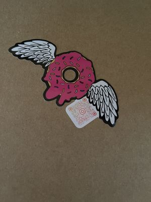 Donut Bar sticker - they had 4 vegan options #Veganuary at Donut Bar in San Diego