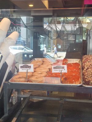 two vegan options at Donut Bar in San Diego