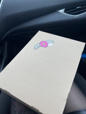 Paper package   at Donut Bar in San Diego