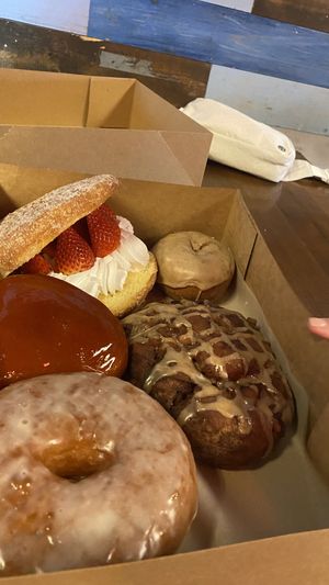 All together   at Donut Bar in San Diego