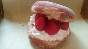 strawberry at Donut Bar in San Diego