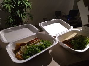 Chimichangas & quesadillas at Mexicali by Trofo Garden in Bucaramanga