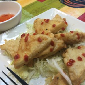 Tempura Fried Tofu  at Green Lotus Vegan in Gilbert