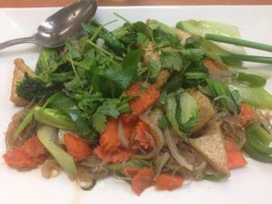 One of many items offered on the menu. at Green Lotus Vegan in Gilbert