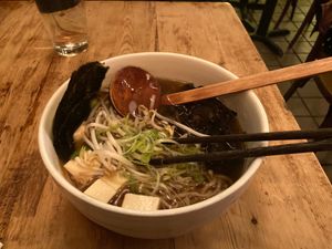 Vegan ramen at Jin Ramen - Upper West Side in New York City