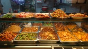 pre-cooked vegetables dishes at Just Green in East Singapore