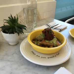 Best samosa I've ever had. at Cafe Gratitude - DTLA in Los Angeles