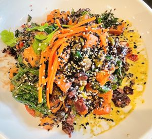 Indonesian roasted veggie bowl (I am devoted)  at Cafe Gratitude - DTLA in Los Angeles