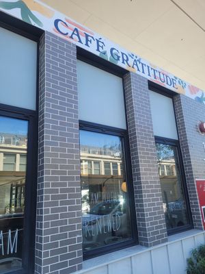 Outside at Cafe Gratitude - DTLA in Los Angeles