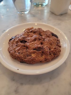 Walnut chocolate chunk cookie at Cafe Gratitude - DTLA in Los Angeles