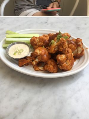 Buffalo Cauliflower  at Cafe Gratitude - DTLA in Los Angeles