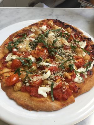 Giving: Seasonal Pizza at Cafe Gratitude - DTLA in Los Angeles