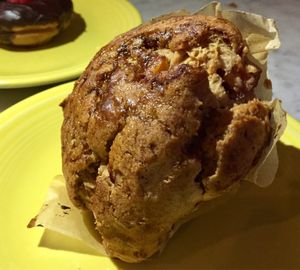 I AM A delicious peach muffin  at Cafe Gratitude - DTLA in Los Angeles