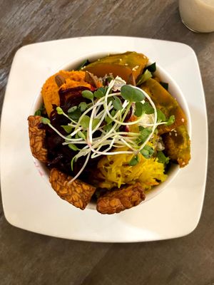 Tempeh Bowl at Backyard Cafe - Riverside in Phnom Penh