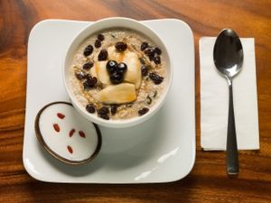 Quiona Porridge at Backyard Cafe - Riverside in Phnom Penh