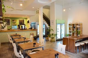 Downstairs at Backyard  at Backyard Cafe - Riverside in Phnom Penh