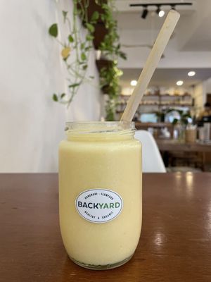 Tropical tonic smoothie, $3.75 (plus 10% tax)  at Backyard Cafe - Riverside in Phnom Penh