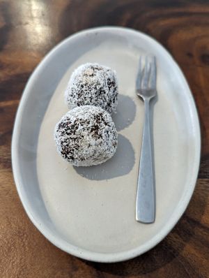 Protein balls at Backyard Cafe - Riverside in Phnom Penh