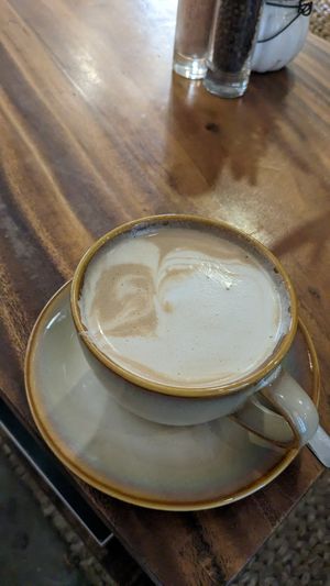 Chai Latte with Cashew Milk at Backyard Cafe - Riverside in Phnom Penh