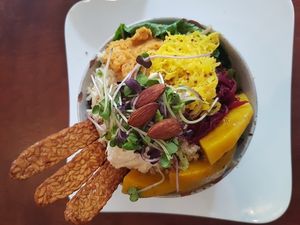 abundance bowl  at Backyard Cafe - Riverside in Phnom Penh