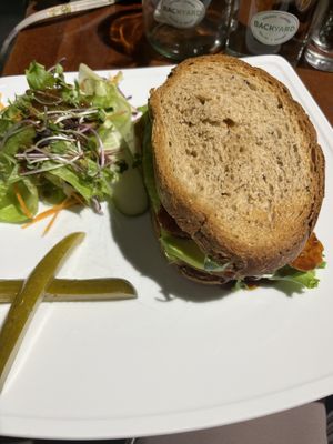 Veggie sandwich   at Backyard Cafe - Riverside in Phnom Penh