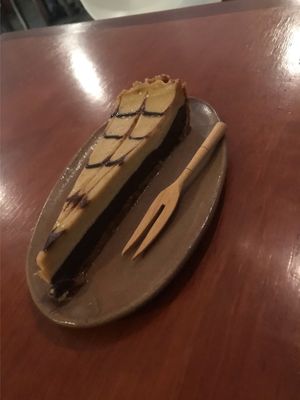 Salted caramel and chocolate torte  at Backyard Cafe - Riverside in Phnom Penh