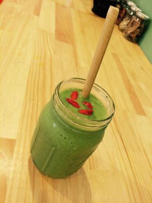 The Ultimate Green Smoothie at Backyard Cafe - Riverside in Phnom Penh